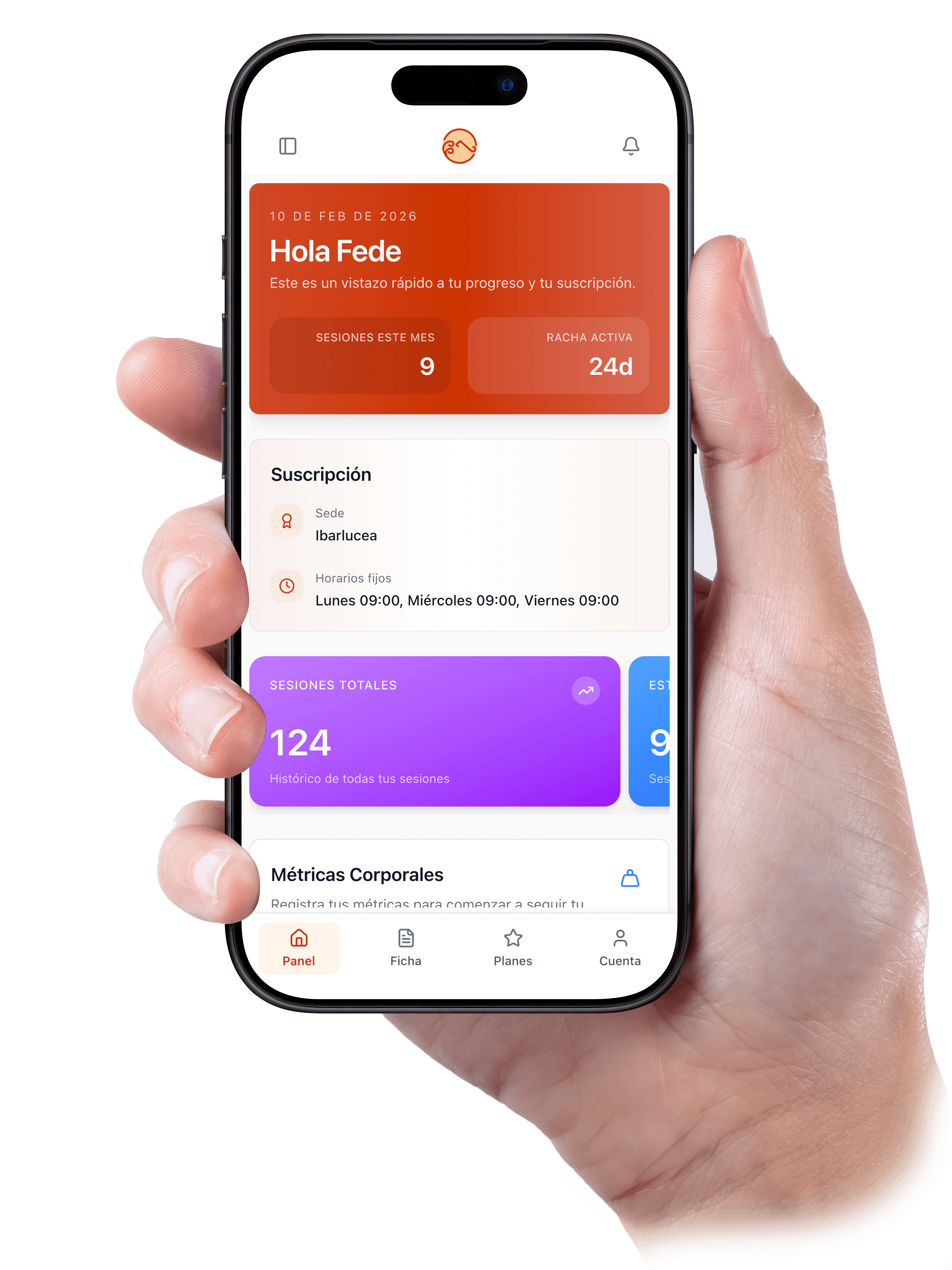 Ayra mobile app dashboard