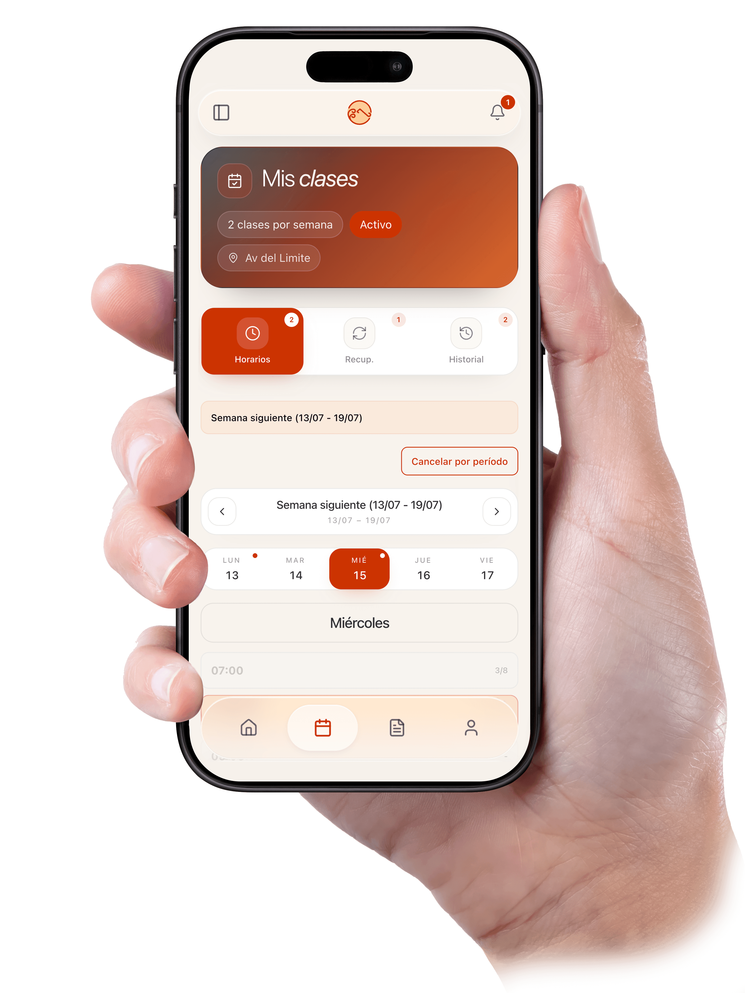 Ayra mobile app dashboard